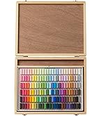 Amazon | ホルベイン オイルパステル U690 100本 全色 木箱セット